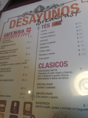 Menu photo 3 Mute La Plata, C Menu photo 3 Mute La Plata, C