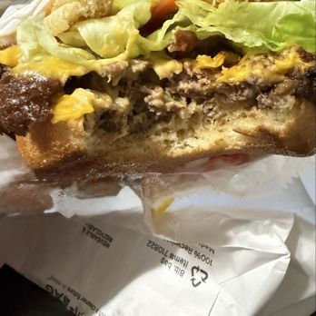 Burgr Burgr - Triple bacon cheese BURGR - Fast Food Near Me - Evans, Colorado Burgr Burgr - Triple bacon cheese BURGR - Fast Food Near Me - Evans, Colorado