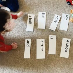 Learning how to read at an early age