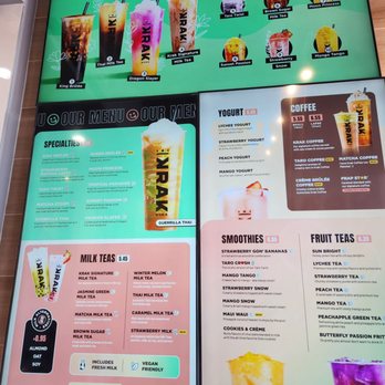 Krak Boba - Menu - Bubble Tea Near Me - Westminster, California Krak Boba - Menu - Bubble Tea Near Me - Westminster, California