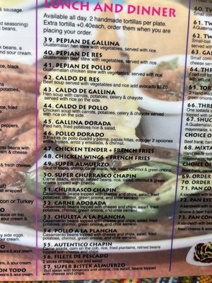 Menu photo 5 Cafe Guatemalteco San Francisco, CA