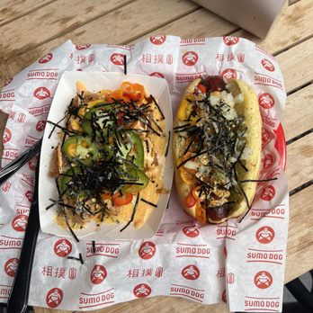 Sumo Dog - Sumo dog and crispy sushi rice tots - Fast Food Near Me - Indio, California Sumo Dog - Sumo dog and crispy sushi rice tots - Fast Food Near Me - Indio, California