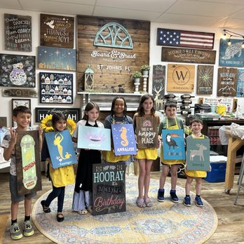 Board & Brush Creative Studio - Happy Birthday Adelyn!! - Paint & Sip Near Me - Saint Johns, Florida Board & Brush Creative Studio - Happy Birthday Adelyn!! - Paint & Sip Near Me - Saint Johns, Florida