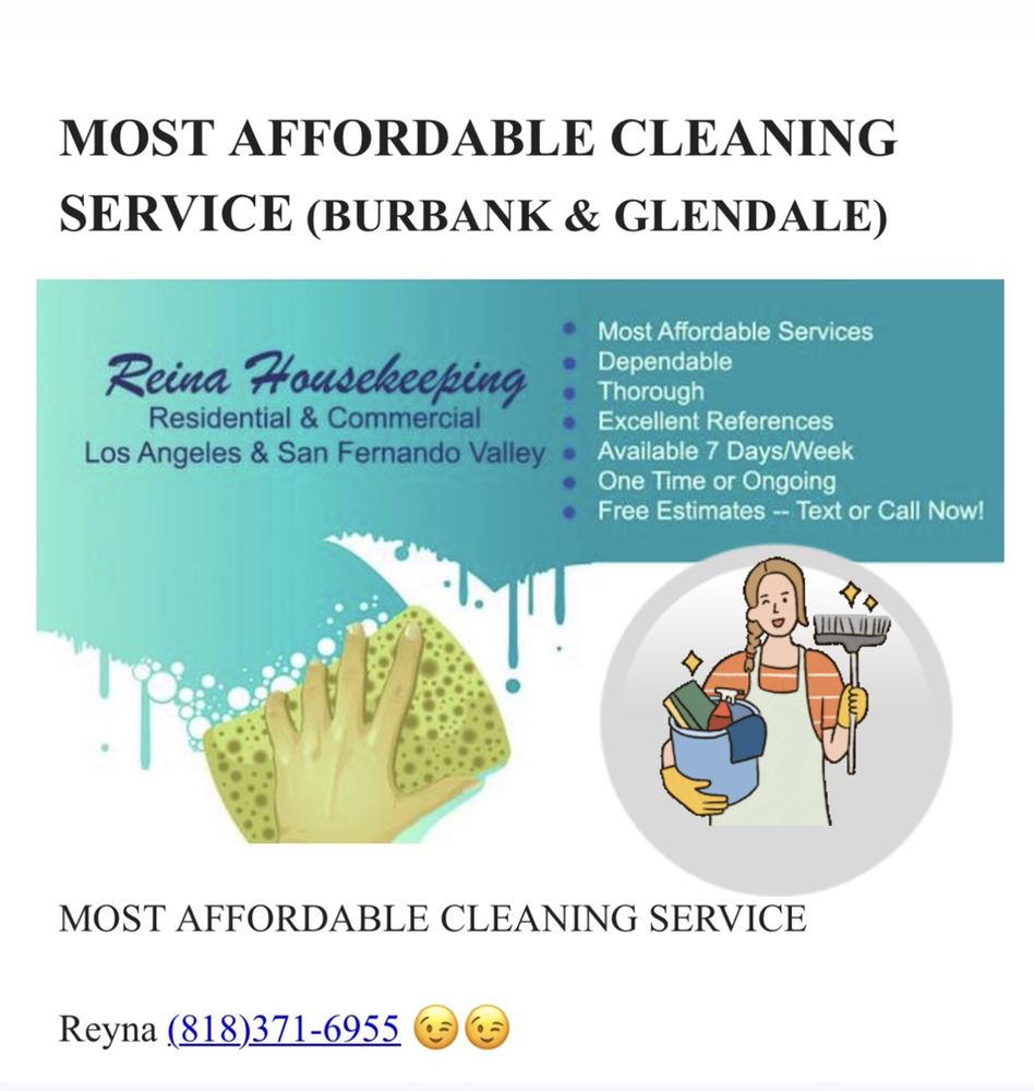 REINA HOUSEKEEPING Los Angeles, CA Yelp