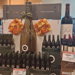 Huge wine display!