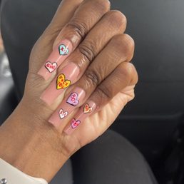 Not sure who my nail tech was but she did her THING!!!
