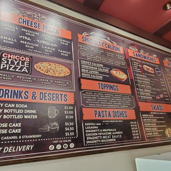 Chico's Pizza - Menu - Pizza Near Me - San Francisco, California