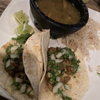 Tekela Cocina & Cantina - Carne Asada Tacos, charro beans and cilantro lime rice - Mexican Near Me - Sylvania, Ohio