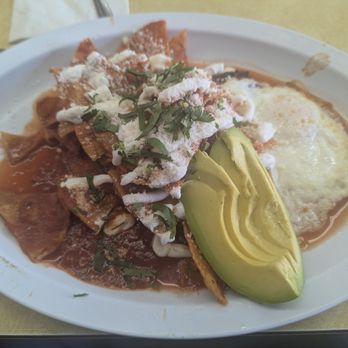 Nick's Cafe - Red Mexicali chilaquiles - Diners Near Me - Los Angeles, California
