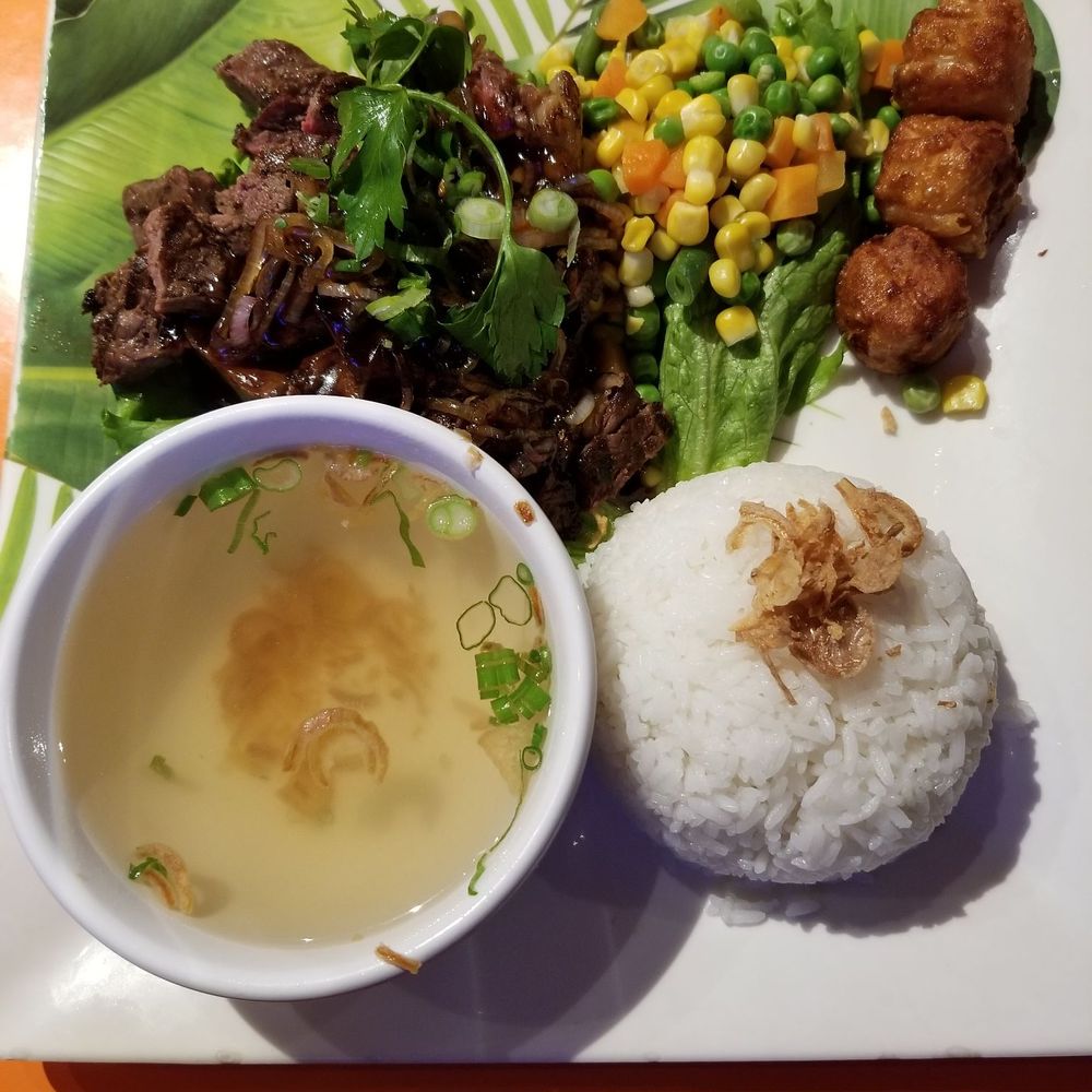 Beef teriyaki combo