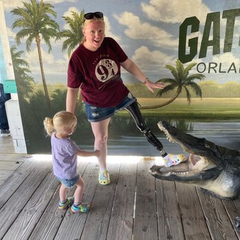 Gatorland - I always have to put my leg in the mouth! - Zoos Near Me - Orlando, Florida Gatorland - I always have to put my leg in the mouth! - Zoos Near Me - Orlando, Florida