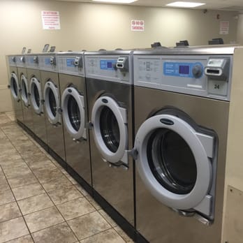 Canal Laundry - A row of the medium sized machines - Laundry Services Near Me - Morrisville, Pennsylvania