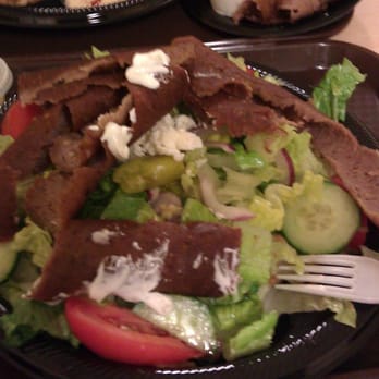 Petra Cafe - Gyro salad - Mediterranean Near Me - Monterey, California