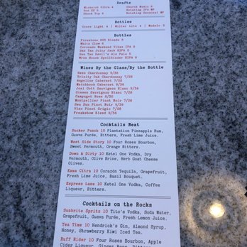 The Other Bar - Drink menu - Lounges Near Me - Phoenix, Arizona