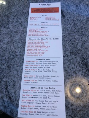 Menu photo 5 The Other Bar Phoenix, AZ