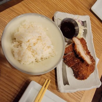 Onoya Ramen - Chicken katsu with rice, part of combo deal - Ramen Near Me - Honolulu, Hawaii