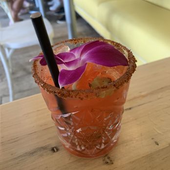 PapiChulo Tacos - Jupiter - The Gloria margarita with chili lime rim - Tacos Near Me - Tequesta, Florida