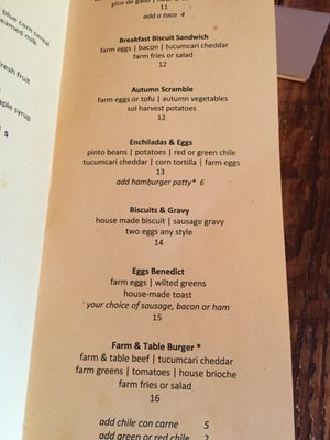 Menu photo 5 Farm & Table Albuquerque, NM