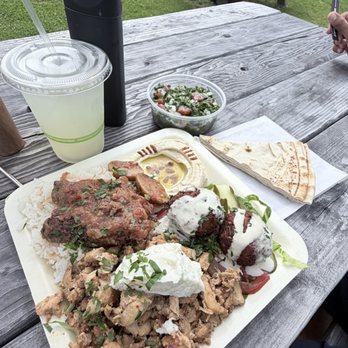 Tabouli - Mezze trio Lamb, chicken, falafel - Lebanese Near Me - Waimea, Hawaii Tabouli - Mezze trio Lamb, chicken, falafel - Lebanese Near Me - Waimea, Hawaii