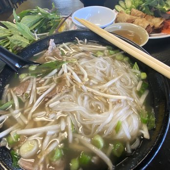 Pho 79 Restaurant - Pho with rare beef and cooked brisket - Vietnamese Near Me - Westminster, California