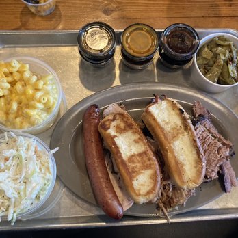 City Barbeque - City Sampler with 2 Pint Sides + a side of Green Beans with Bacon - Barbeque Near Me - Cary, North Carolina