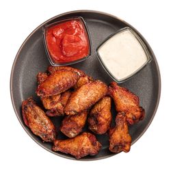 Mr Cone - Wings with ranch and ketchup