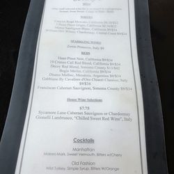 Sonny's Pizza Bistro - Menu