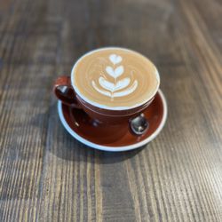 Pillowfight Coffee - Latte in a ceramic cup