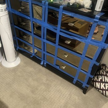 Nevada Movers - Prepped dresser for safe transporting by me - Movers Near Me