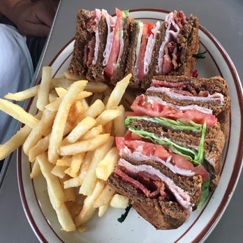 Three Seasons Cafe - Club on rye, fries included. The tomato and bacon were awesome. Great sandwich - Breakfast & Brunch Near Me - Manistique, Michigan