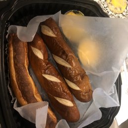 Pretzels with cheddar!