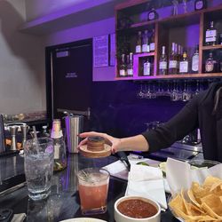 A smoking margarita. What could possibly be better?