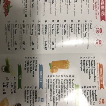 Vela Juice Bar - Menu - Juice Bars & Smoothies Near Me - Queens, New York