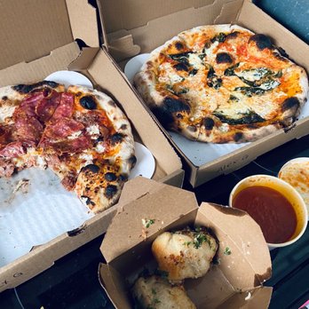 Area Four - Pizza feast! Too hungry to wait to eat for a photo - Pizza Near Me - Cambridge, Massachusetts