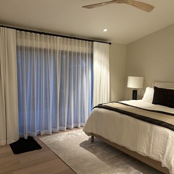SEI Window Coverings - Blackout and privacy drapery panels on dual rod - Shutters Near Me SEI Window Coverings - Blackout and privacy drapery panels on dual rod - Shutters Near Me