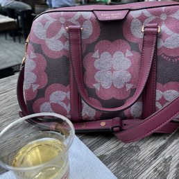 Spade Flower Monogram Eleanor Medium Satchel