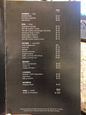 Menu photo 5 Mera Business Lounge Cancún, ROO Menu photo 5 Mera Business Lounge Cancún, ROO