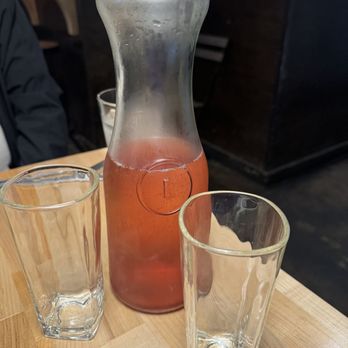 Blue Dahlia Bistro - Prickly Pear Mimosa Carafe - Modern European Near Me - San Marcos, Texas