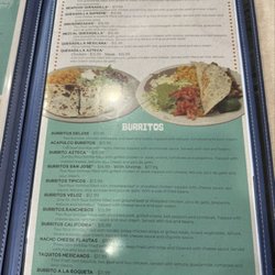 El Mezcal - Menu