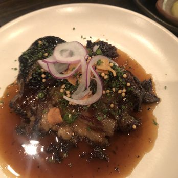 Sparrow + Wolf - 06.21.19 - Restaurant Week 2019 * All Day Braised Lamb Neck, Sherry Glaze, Crunchy Stuff - New American Near Me - Las Vegas, Nevada Sparrow + Wolf - 06.21.19 - Restaurant Week 2019 * All Day Braised Lamb Neck, Sherry Glaze, Crunchy Stuff - New American Near Me - Las Vegas, Nevada
