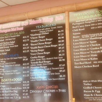 Tex Drive In - Fast Food Near Me - Honokaa, Hawaii