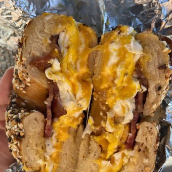 Copper Star Coffee - BEC on everything bagel, xtra toasted - Coffee & Tea Near Me - Phoenix, Arizona Copper Star Coffee - BEC on everything bagel, xtra toasted - Coffee & Tea Near Me - Phoenix, Arizona
