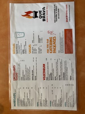 Menu photo 2 Que Brava Yorkville, IL