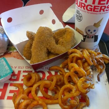 Jack in the Box - Chicken strips and curly fries - Fast Food Near Me - West Sacramento, California