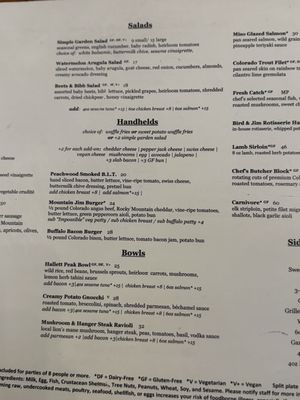 Menu photo 4 Bird & Jim Estes Park, CO Menu photo 4 Bird & Jim Estes Park, CO