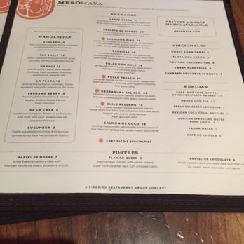 Meso Maya Comida y Copas - Regular menu too - Mexican Near Me - Dallas, Texas Meso Maya Comida y Copas - Regular menu too - Mexican Near Me - Dallas, Texas