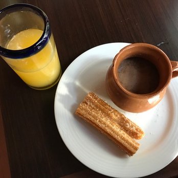 Marriott Cancun Resort - Mexican hot chocolate and churros with freshly squeezed orange juice - Hotels Near Me - Cancún, ROO