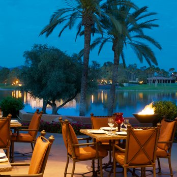 Piñon Grill - a view of a lake and palm trees - New American Near Me - Scottsdale, Arizona Piñon Grill - a view of a lake and palm trees - New American Near Me - Scottsdale, Arizona