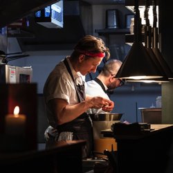 Goldie - The kitchen at Goldie, fish and ale