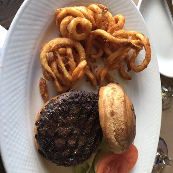 Blue - Burger and curly fries - Mediterranean Near Me - Staten Island, New York